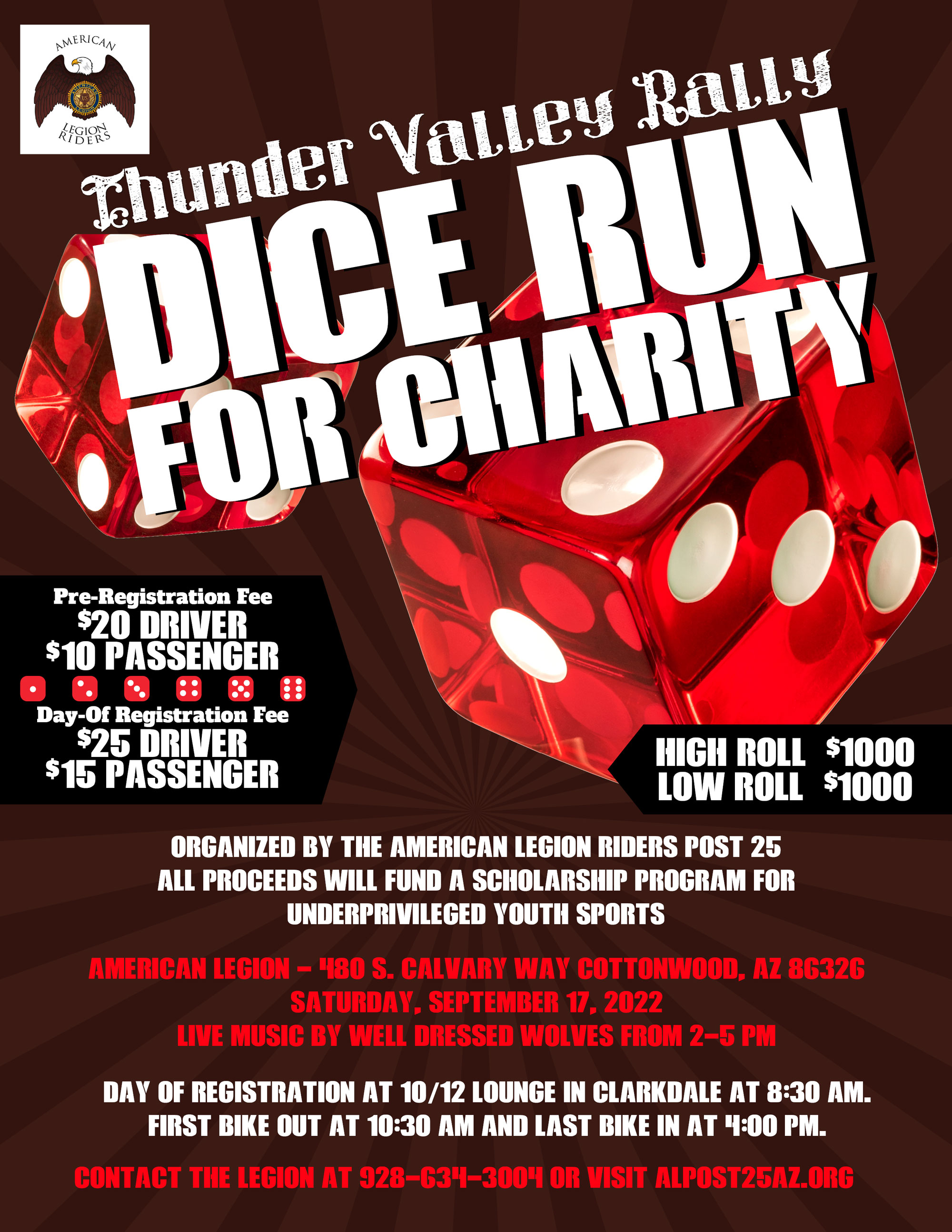 TVR Dice Run for Charity